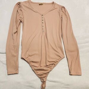 Francesca's Pink Fairycore Style Long Sleeve Bodysuit (PLEASE SEE PHOTOS!!!)